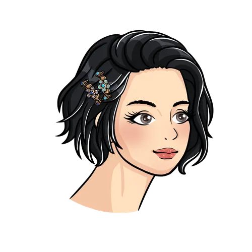 Chic hair accessories for short hair | MC Davidian made in France